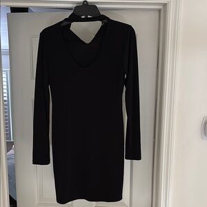 Motel Black Collar dress size small